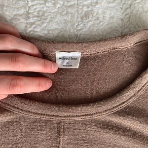 Aritzia cross cross top